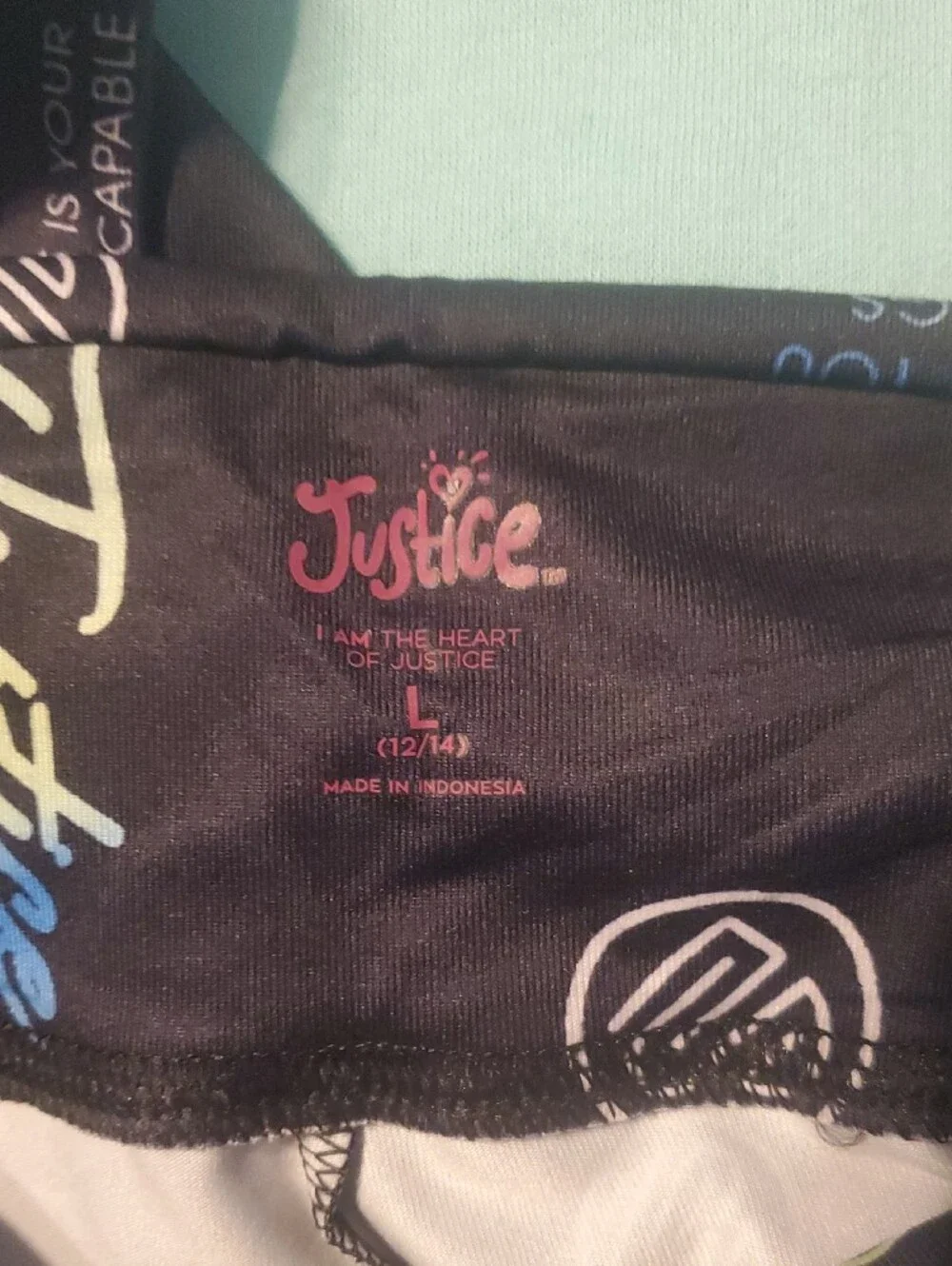 Justice Mint Green Graphic Crewneck Sweatshirt